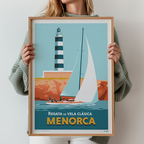 Lámina «Regata de vela clásica»