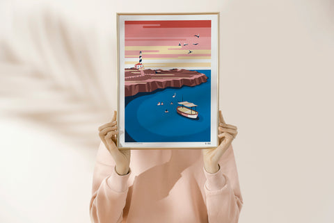 Lámina «Favàritx: Sunset on the Island»