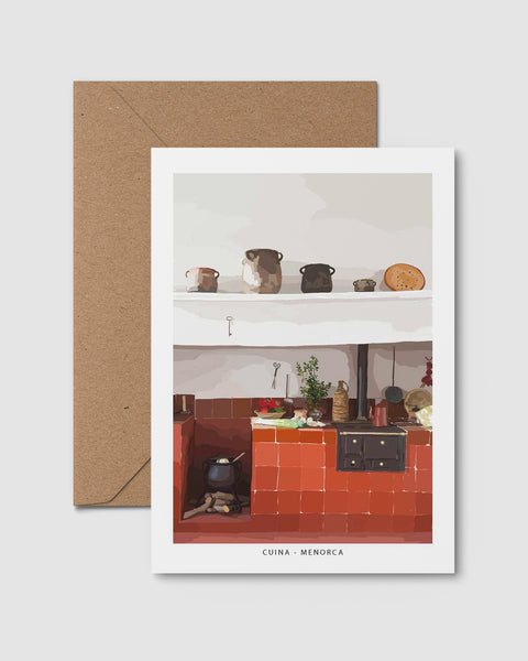 Postal «Cuina de Binissuès»