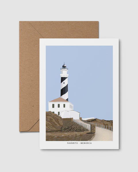 Postal «Faro de Favàritx»»