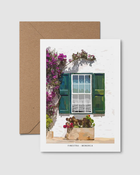 Postal «Finestra menorquina»