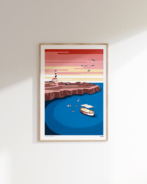 Lámina Giclée «Sunset on the Island»