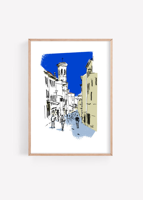 Lámina «Calle de Mahón»