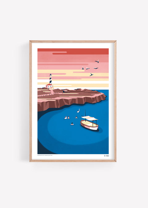Lámina «Favàritx: Sunset on the Island»