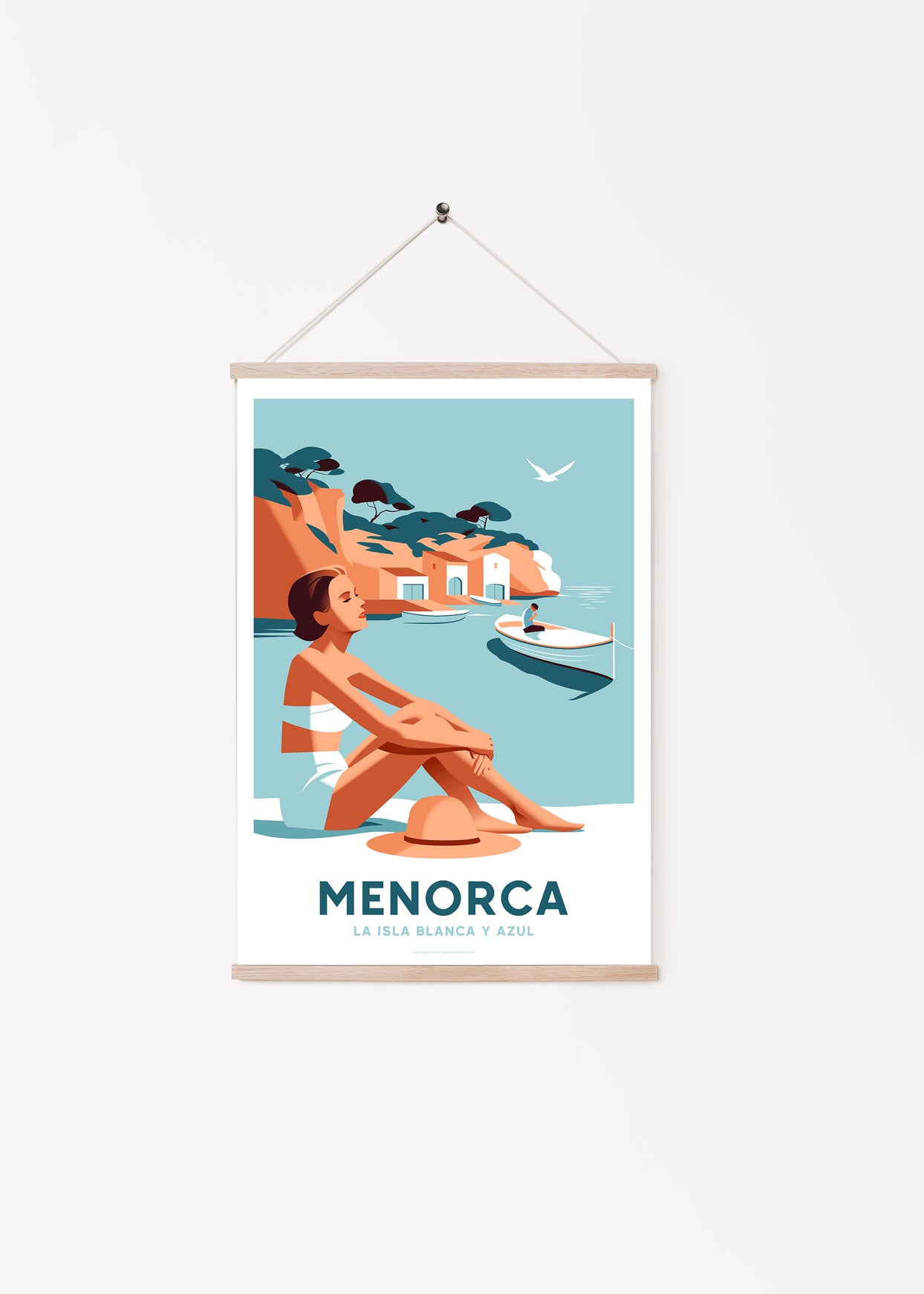 Art Print Menorca «Casetes de vorera»