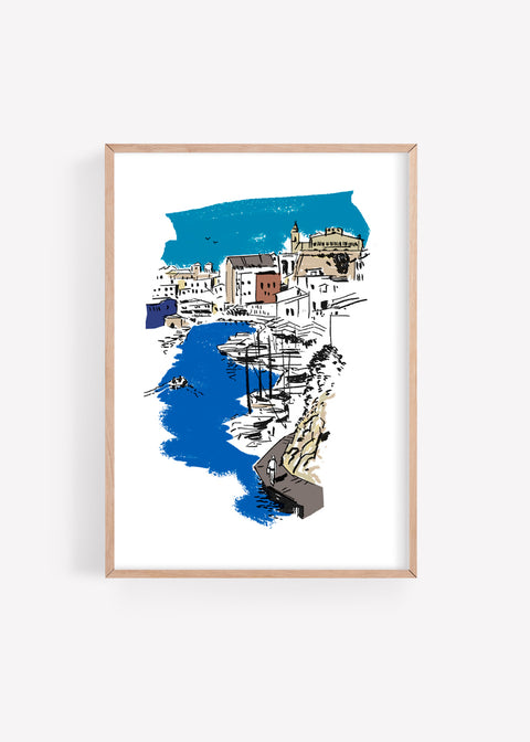 Làmina «Port de Ciutadella»