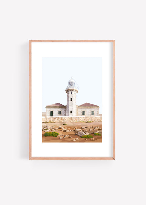 Lámina «Faro Punta Nati»