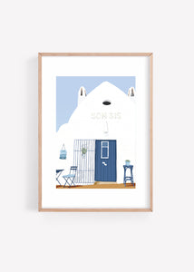 Art Print Menorca «Som Sis»