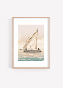 Art Print Menorca «Vela llatina»