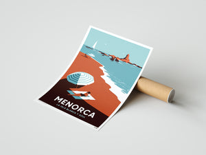 Art Print Menorca «Cala Pregonda»